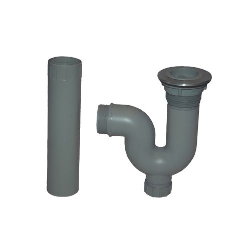 Sifón Lavaplatos Gris