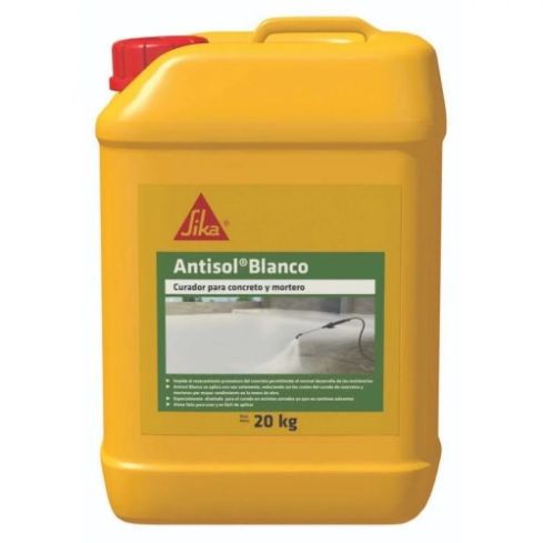 Sika Antisol Blanco Formador De Membrana Para Curar Grietas Y Fisuras En El Concreto 20Kg - Ref:0020280011