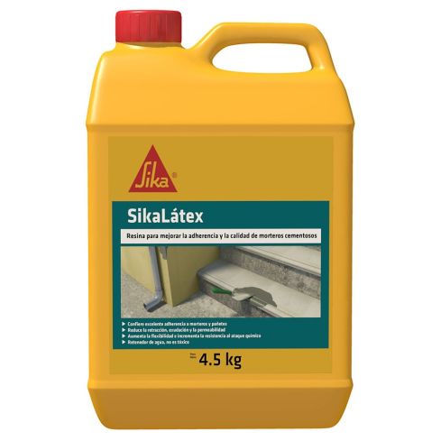 Sikalatex Aditivo Mejorador De Adherencia Para Mortero 4.5Kg				