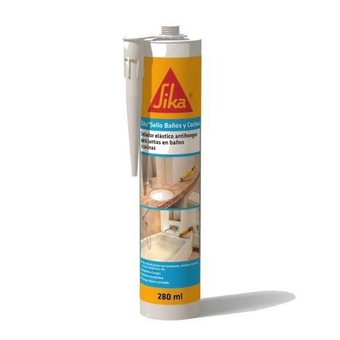 Sika Sello Baños Y Cocinas Sellador Antihongos 280Ml - Ref:0020280116