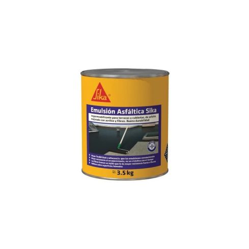 Emulsión Asfáltica Sika Impermeabilizante Asfáltico Para Cubiertas Y Terrazas 3.5Kg Promocion