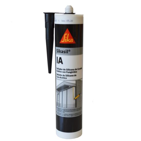 Sikasil IA Negro silicona acética antihongos 280ML - Ref:0020280231
