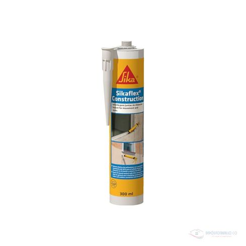 Sikaflex Construction+ Gris Sellador Elástico Para Fachadas De Concreto Y Mampostería 300Ml Promocion