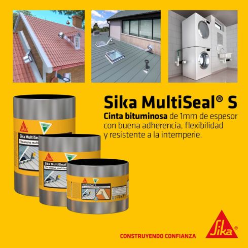 Sika Multiseal (S) 10 Cm x Rollo 10 Mts Aluminio