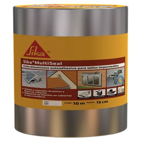 Sika Multiseal (S) 15cm X Rollo 10 Mts Aluminio