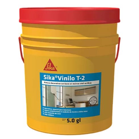 Sika Vinilo T2 Blanco X Cunete 5 Galon - Ref:0020280396