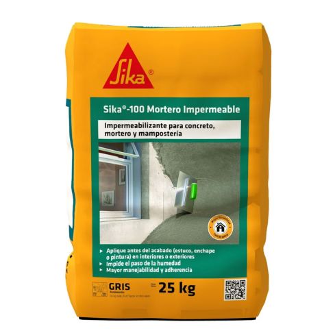 Sika 1 Mortero Gris 100 Impermeable 25 Kg Promocion