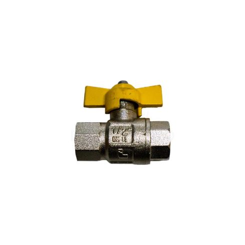 Registro Bola Napoli 1/2 Pulgadas Para Gas Mariposa - Ref:0020290034
