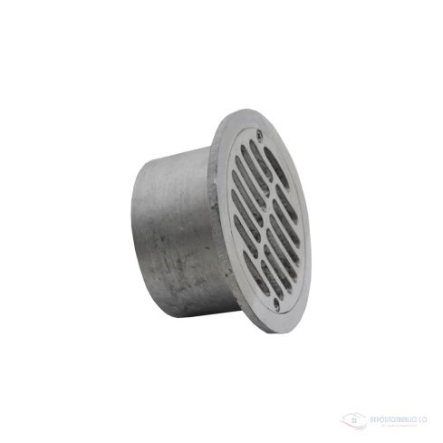 Rejilla Aluminio Sifón 5X4 Pulgadas - Ref:0020300037