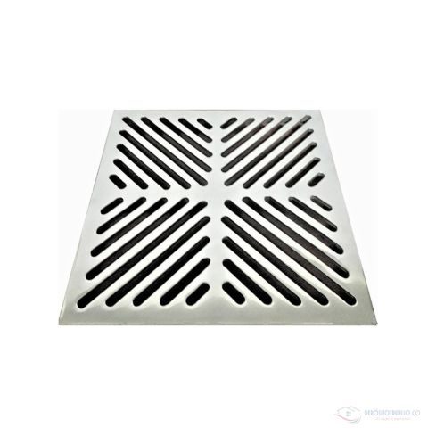 Rejilla Aluminio Brillada 8"Decorativa - Ref:0020300104