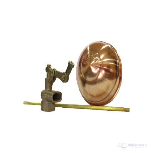 Kit Valvula Flotador 2" Bola Cobre Helman - Ref:0020340010