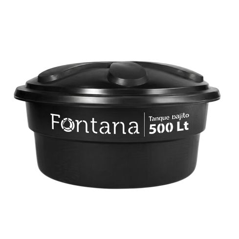 Tanque Bajito 500 Litros Gris Sin Huecos Fontana - Ref:0020340185