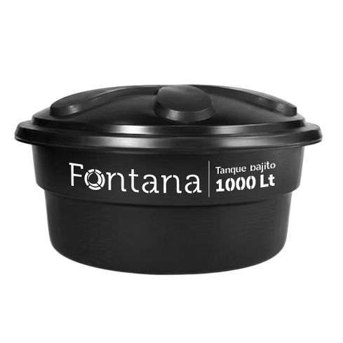 Tanque Bajito 1000 Litros Gris Sin Huecos Fontana - Ref:0020340186