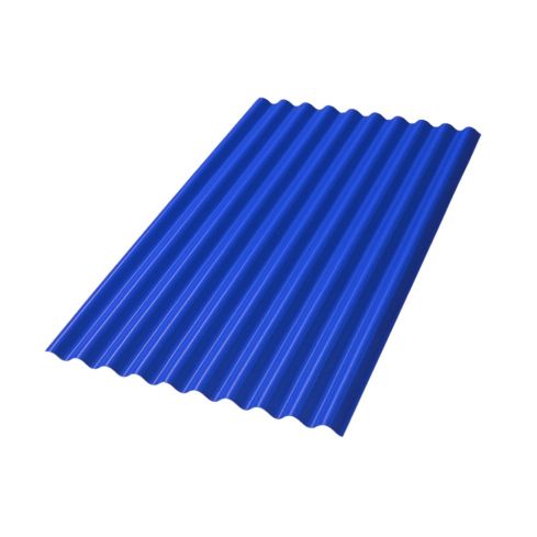 Teja Zinc Color Azul x 3 Mts Calibre 35