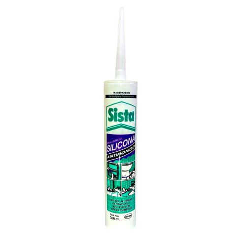Silicona Trasnparente Antihongo 280Ml Sista   - Ref:0020410034
