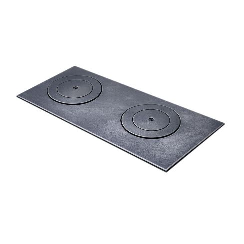 Plancha Para Estufa De Leña 2 Puestos Tipo Pesado