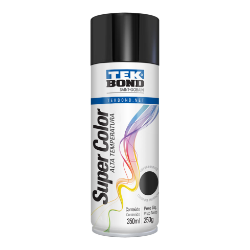 Aerosol Alta Temperatura Negro Brillante 350 Ml TEKBOND