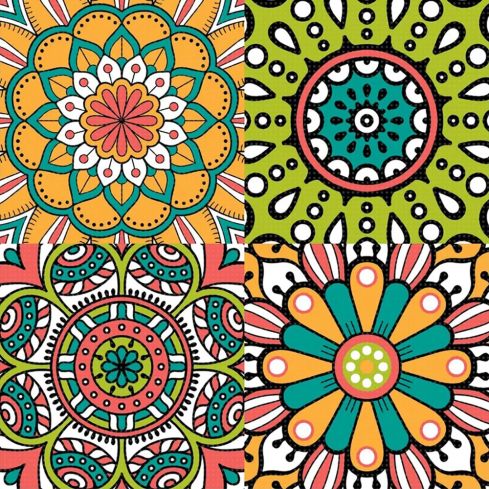 Cenefa 20X20 Surat Multicolor Esmalgres