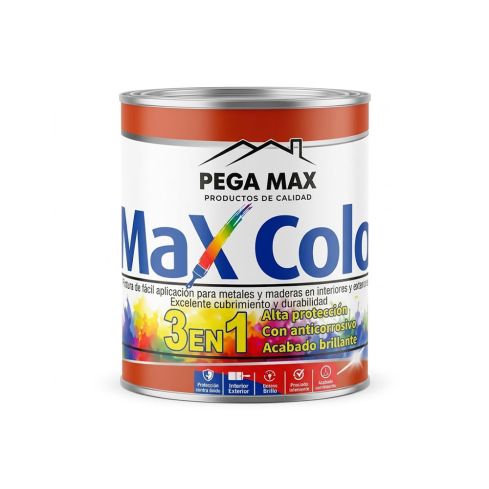 Esmalte Max Color 3En1 Blanco X 1/4