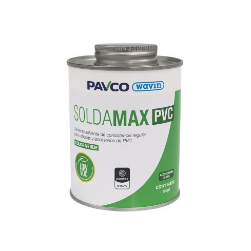 Soldadura Pavco Pvc Color Verde (1/4 Gal)