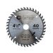 Disco Sierra Para Madera 41/2 Pulgadas X7/8 Pulgadas 40 Dientes Corneta