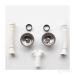 SIFON FLEXIBLE DOBLE TRAMONTINA + 2 CANASTILLAS LVP 4" EN ACERO