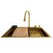 Lavaplatos Doble Dorado 75x46 Ref:15150132 C/Accesorios Unifer