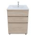 Mueble 52X46 Cm Piso Roma+Lavamanos Blanco
