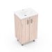 Mueble Firplak Basic 48X38 Piso Mali + Lvm Eco Blanc