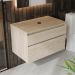 Kit Mueble 79 x 48 Macao Elevado Mali + Tapa Vessel Firplak 