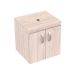 Kit Mueble Firplak 48X43 Elevado Con Manija Mali + Tapa Vessel
