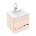 Mueble Firplak 48X43 Valdez Elevado Mali+Lavamanos Siena Blanc