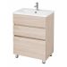 Mueble Inescril 51x40 Piso Stefy Roma+Lvm Blanco Porcelana
