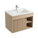 Mueble Marsella 60X46 Cm RF:60MS2700423 + Lavamanos Blanco RF:60PB2401008 STRETTO