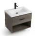 Mueble Picasso Eleva Mitte 63x48 Forest + Lavamanos Trentino Blanco Firplak
