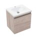 Mueble Básico Elevado Sin Manija 48x38 Mali + Lavamanos Eco Blanco Firplak