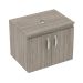 Kit Mueble Elevado Con Manija 63x48 Austral + Tapa Vessel Firplak