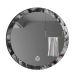 Espejo Led Redondo Uf-2014 Marco Negro 60cm Ref 15150191 Unifer