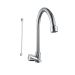 Llave Lavaplatos Lotta Trebol Cromo Sencillo + Acople Rf:20Lb0403002A Stretto