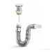 Cj Desag Push Lvm Ref:12st2006500 Sin Reboso Cromo + Sifon Flexib Stretto