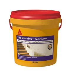 Sika Monotop 123 Muros Mortero Para Impermeabilizar Humedades Ascendentes  4Kg
