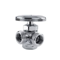 Llave Metalica Abasto Doble 1/2 X 1/2 Unifer