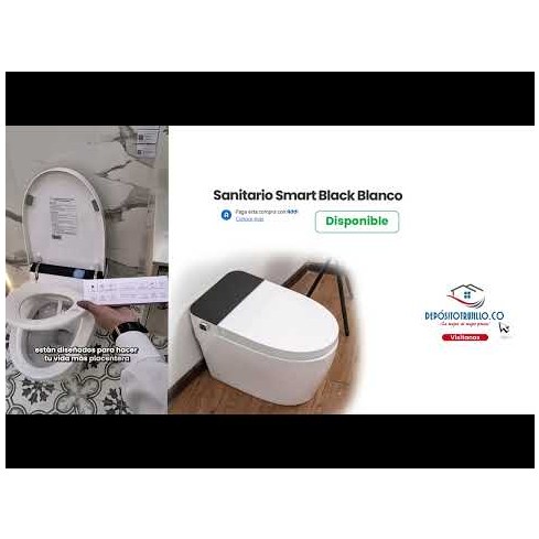 Sanitario Smart Black Alfa
