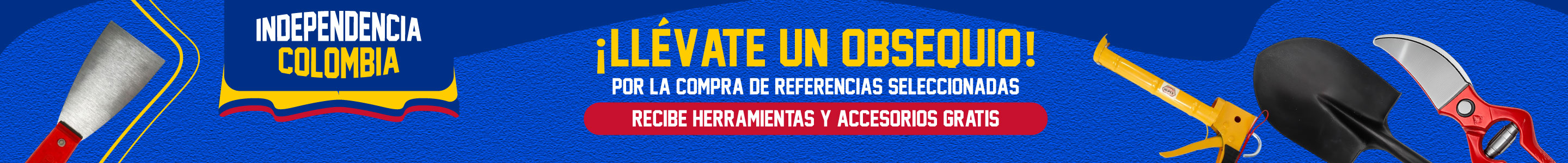 Promoción Independencia Colombia - ¡Llévate un obsequio!